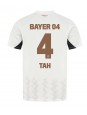 Bayer Leverkusen Jonathan Tah #4 Gostujuci Dres 2024-25 Kratak Rukavima